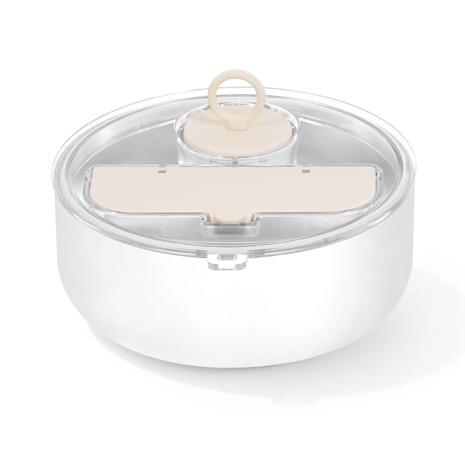 Wholesale Sublimation Blanks Salad Bowl with Lid and Mini Canister, Double Wall Stainless Steel Customizable Lunch Food Storage Bowl for CA(32 OZ 1 QT OR 48 OZ 1.5 QT) (shipping from China)